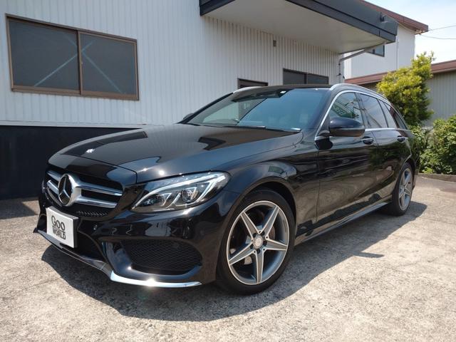 Ｃ２００　ステーションワゴン　スポーツ　レーダーセーフティＰＫＧ　パークトロニック　パーキングアシスト　パワーバックドア　シートヒーター　純正１８インチアルミ　純正ナビ　フルセグＴＶ　キーレスゴー　禁煙車