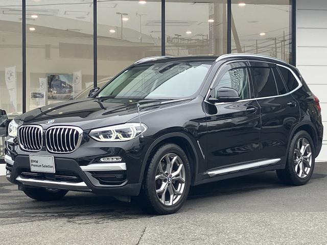 ＢＭＷ Ｘ３ ｘＤｒｉｖｅ　２０ｄ　Ｘライン　黒革電動スポーツシート　前車追従機能　全席シートヒーター　トップビューカメラ　アダプティブＬＥＤヘッドライト　全方位センサー　オートハイビーム　インテリジェントセーフティ　パーキングアシスト　禁煙車両