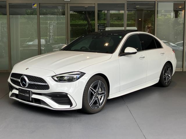 Ｃ２２０ｄアバンギャルド　ＡＭＧラインパッケージ　弊社デモカー／禁煙車／パノラミックスライディングルーフ／レザーエクスクルーシブパッケージ／本革シート／ベーシックパッケージ／純正ドラレコ／新車保証継承車両／認定中古車