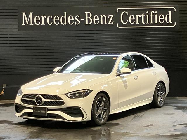 Ｃクラス(メルセデス・ベンツ) Ｃ２２０ｄアバンギャルド　ＡＭＧラインパッケージ　弊社デモカー車両／禁煙車／パノラミックスライディングルーフ／ベーシックパッケージ／アンビエントライトプレミアム／ヘッドアップディスプレイ／シートヒーター／ＡＲナビゲーション／純正ドラレコ／新車保証継承 中古車画像