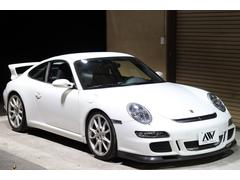 ９１１　９１１ＧＴ３　弊社買取車　オールレザーインテリア　シートヒーター　ノーマル車高調付　バックカメラ　ＨＩＤ　ナビ（ポルシェ）