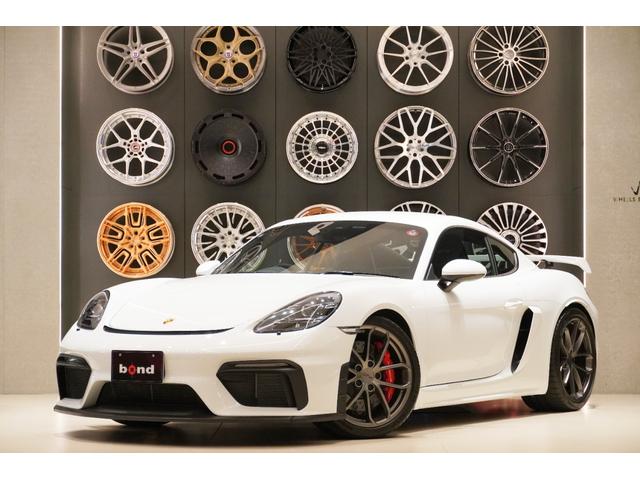 ７１８ケイマンＧＴ４　ＭＴ車　スポーツクロノ　スポーツエグゾースト　ＬＥＤヘッドライト　２ゾーンエアコン　シートヒーター　電動格納ミラー　エントリードライブ　ポルシェ延長保証　禁煙車(1枚目)