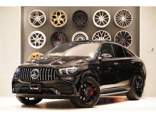 メルセデスＡＭＧ ＧＬＥ ＧＬＥ５３　４マチック＋　クーペ　右ハンドル　黒赤ツートンレザーシート　パノラミックスライディングルーフ　ブルメスターサウンド　カーボンインテリアパネル　温冷機能付カップホルダー