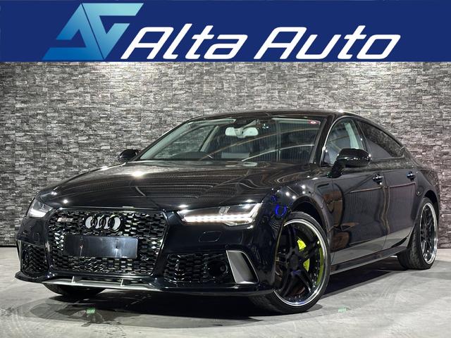 Ａ７スポーツバック(アウディ) ２．０ＴＦＳＩクワトロ　全国走行無制限保証付／ＲＳ７仕様／ＷＯＲＫ２０インチ／キャリパー塗装／黒本革 中古車画像