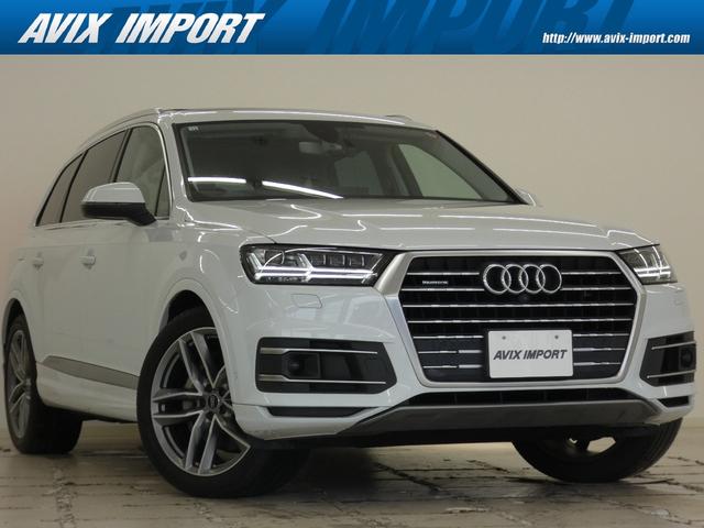 アウディ Ｑ７ ２．０ＴＦＳＩクワトロ　エアサスペンション装着車　７シーター　パノラマＲ　黒革　Ｓヒーター　４ゾーンＡＣ　タッチ付ＭＭＩナビ　ＴＶ　全周Ｃ　Ａｕｄｉプレセンス＆ベーシック　ＡＣＣ　リヤアシスタンスＰＫＧ　マトリクスＬＥＤ　電動Ｒゲート　ＯＰ２１インチＡＷ　禁煙