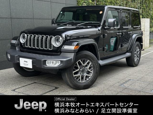 ジープ・ラングラーアンリミテッド(ジープ) サハラ　認定中古車　４ＷＤ　ＡＣＣ　フリップトップサンライダー付き車両　ＥＴＣ２．０　サイドステップ　オールテレインタイヤ　純正ホイール　１８インチ　ナビ１２．３インチ　パワーシート 中古車画像