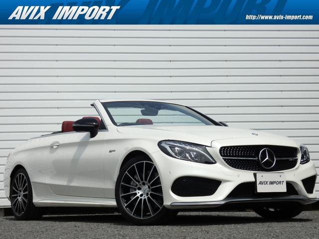 メルセデスＡＭＧ Ｃクラス Ｃ４３　４マチック　カブリオレ　赤革