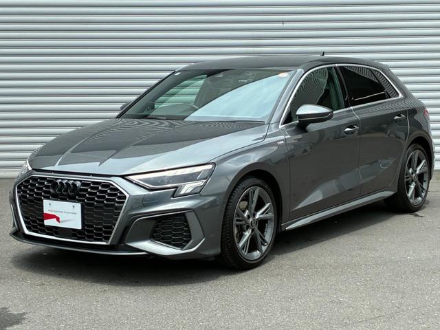 Ａ３(アウディ) スポーツバック３０ＴＦＳＩ　Ｓライン　Ｓラインプラスパッケージ　ＭＭＩナビ　バックカメラ　ＬＥＤヘッドライト　アルミホイール　電動シート　シートヒーター　過給器設定モデル　フルセグＴＶ　ミュージックプレイヤー接続可　ＥＴＣ　認定中古車 中古車画像