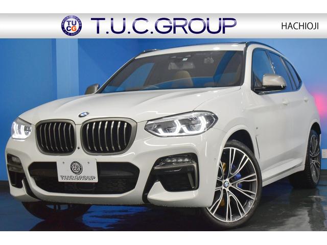 ＢＭＷ Ｘ３ Ｍ４０ｉ　ファストラック＆セレクトＰ　パノラマＳＲ　ライブコクピット　全席ヒーター茶革　Ｍスポーツシート＆ブレーキ　ＡＣＣ　ＨＵＤ　ＬＥＤ　可変Ｍサス　２１ＡＷ　ハーマンカードンタッチ画面ＨＤＤナビＴＶ全周カメ