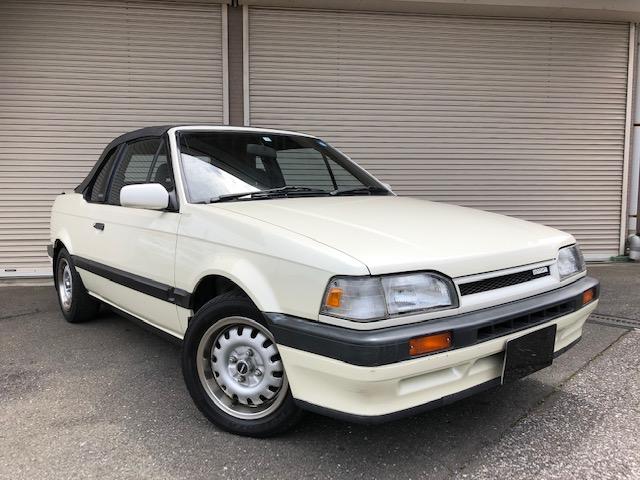 マツダ ファミリアカブリオレ オープン ５ｍｔ ハードサスの中古車 車体価格68万円 1987 昭和62 年式 走行9 0万キロ 車体色パール 埼玉県川越市笠幡２０８８ ３ カーショップツインカム川越店の在庫 グーネット中古車