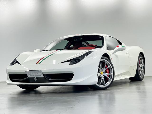 フェラーリ 458イタリア F1 DCT 正規ディーラー車 左 フェラーリ 458イタリア F1 DCT 正規ディーラー車 左