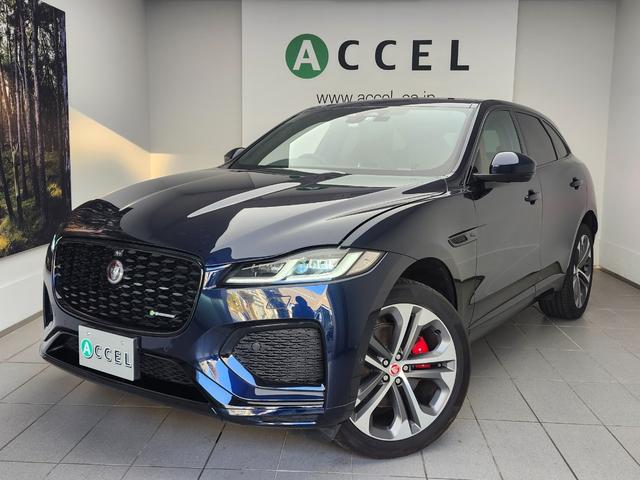 Ｆペイス(ジャガー) Ｒ−ダイナミック　ＨＳＥ　Ｐ２５０　ＡＣＣ　パノラマサンルーフ　ブラウンレザーシート＆ヒーター　純正ナビ　サラウンドカメラ　ブラインドスポット　メリディアンサウンド　電動テールゲート　２１インチアルミ 中古車画像