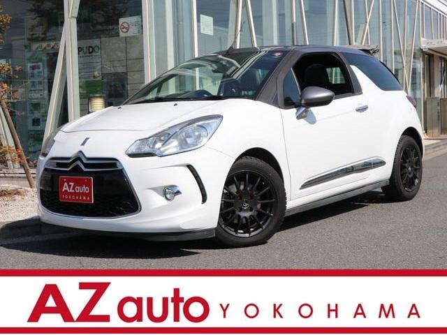 ＤＳ３カブリオ(シトロエン) スポーツシック　６速マニュアル　レザー／電動ＯＰＥＮ／社外ＡＷ 中古車画像