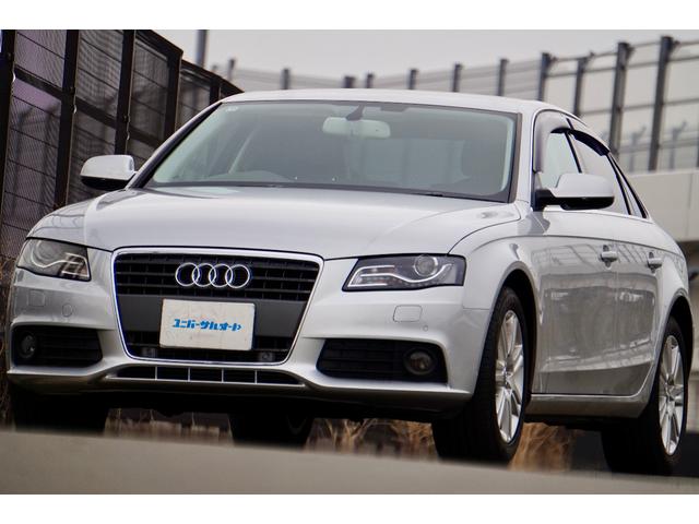 アウディ Ａ４ １．８ＴＦＳＩ　検６／１１　走行４．１万ｋｍ　ＥＴＣ　黒革　記録簿