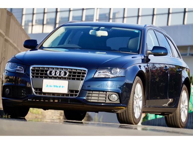 Ａ４アバント(アウディ) １．８ＴＦＳＩ　走行４．７万ｋｍ　ＴＶ　ナビ　ＥＴＣ　黒革　記録簿 中古車画像