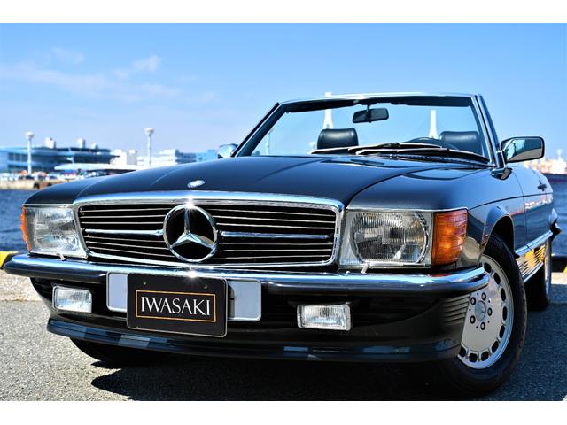 ＳＬ ５００ＳＬヨーロッパ　Ｒ１０７後期最終モデル５００ＳＬドイツ本国仕様新車並行法人禁煙屋根保管空調付きガレージ保管走行３．９万Ｋｍ黒本革黒幌未使用全整備記録簿（1枚目）