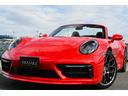 ９１１ ９１１カレラ４　カブリオレ　現行９９２カレラ４カブリオレ左ハンドル法人禁煙屋根保管走行０．４万Ｋｍガーズレッド＆ブラックフルレザーインテリアベンチレータースポクロスポエキＲＳスパイダー２０インチＬＥＤヘッドライト電動黒幌（1枚目）