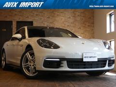 パナメーラ 4 E-ハイブリッド スポーツクロノPKG 1オーナー 禁煙 ポルシェアクティブセーフ パノラマSR ターボ20AW アンビエントライト 黒革 ナビ 全周カメラ 前後ソナー ACC ソフトクローズドア LEDライト 中古車画像