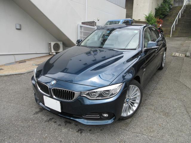 ４シリーズ(BMW) ４２０ｉグランクーペ　ラグジュアリー　ディーラー整備記録　令和７年７月１２ヶ月点検実施済　純正ナビ　バックカメラ　前後センサー　白革シートヒーター　ＡＣＣ　電動テールゲート　ＥＴＣ　ドラレコ　スペアキー 中古車画像