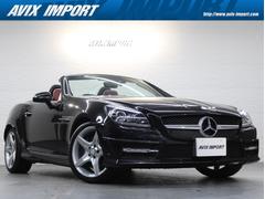 メルセデス・ベンツ　ＳＬＫ　ＳＬＫ３５０ブルーエフィシェンシー　ＡＭＧスポーツＰＫＧ　赤革　シートヒーター＆エアースカーフ