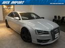 ご覧頂き誠に有難う御座います！人気のＳ８高品質車入庫 プレセンスＰＫＧ！Ｖ８ツインターボ！安心の右Ｈ！黒革＆ＳＲ＆２１ＡＷ付！