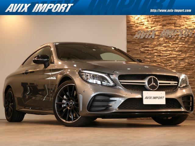 メルセデスＡＭＧ Ｃクラス Ｃ４３　４マチッククーペ　Ｖ６ツインターボ　後期型　パノラミックＳＲ　黒革　シートヒーター　純正ＨＤＤナビ地デジ　Ｂｕｒｍｅｓｔｅｒ　Ａｐｐｌｅ　ＣａｒＰｌａｙ　Ｂカメラ＆ＨＵＤ　マルチビームＬＥＤライト　ＲＳＰ　電動Ｒゲート　純正１９ＡＷ　禁煙車