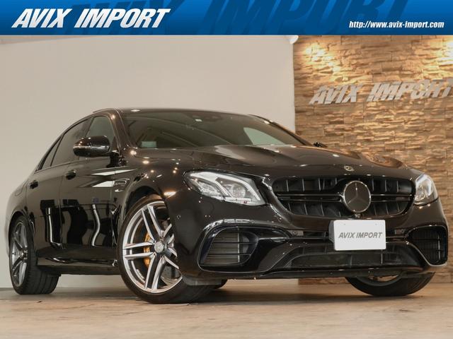 メルセデスＡＭＧ Ｅクラス Ｅ６３　４マチック＋　エクスクルーシブＰＫＧ　Ｖ８ツインターボ　右Ｈ正規Ｄ車　パノラミックＳＲ　黒ナッパ革　シートヒーター＆ベンチレーター　純正ＨＤＤナビ　Ｂｕｒｍｅｓｔｅｒ　全周カメラ＆ＰＴＳ　ＨＵＤ＆ＲＳＰ　黄金キャリパー　純正２０ＡＷ　禁煙