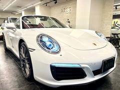 ポルシェ　９１１　９１１カレラ４　カブリオレ　キャララホワイトメタリック　Ｆリフティング