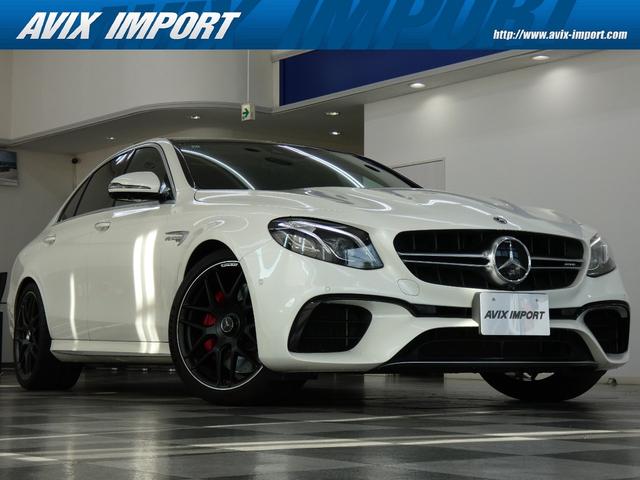 Ｅ６３　Ｓ　４マチック＋　エクスクルーシブＰＫＧ　Ｖ８ツインターボ　右Ｈ正規Ｄ車　パノラミックＳＲ　黒ナッパ革　シートヒーター＆ベンチレーター　純正ナビ地デジ　Ｂｕｒｍｅｓｔｅｒ　全周カメラ＆ＰＴＳ　ＨＵＤ＆レーダーＳＰ　赤キャリパー　専用２０ＡＷ