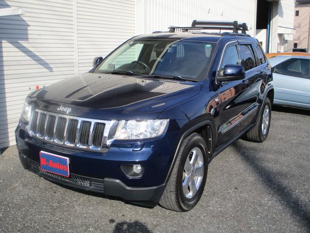 ジープ・グランドチェロキー(ジープ) ラレード　ナビ・ＴＶ・リアカメラ　前後ドラレコ　レーダー　ＥＴＣ　取説　整備手帳　スペアキ―　レギュラーガソリン仕様 中古車画像