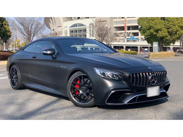 ｓクラス メルセデス ベンツ ｓ６３ ａｍｇ ４マチック クーペ エディションｉ ４２台限定車 マットブラックラッピング 赤革シート 後期仕様 パワーシート ヒート エアー 可変マフラー 社外ロワリング社外２０インチａｗ レーダー トランクスポイラー 埼玉県 ｓ６３