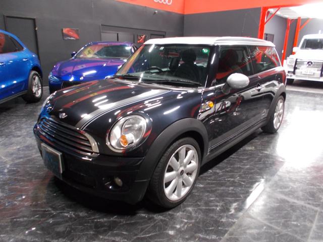 mini miniクーパー クラブマン ディーラー整備車両 整備記録簿 プッシュスタート スマートキー 純正17インチ ブリジストンポテンザ8分山 パドルシフトマニュアルモード付 etc ユニオンジャックルームミラーの中古車 車体価格39万円 2009 平成21 年式 走行