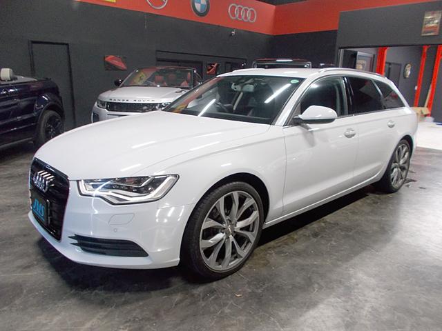 Ａ６アバント(アウディ) ２．８ＦＳＩクワトロ　１オーナーディーラー整備車両　整備記録簿　フルタイム４ＷＤ　キセノン　オプション２０インチ　黒革シート　純正ＨＤＤナビ地デジＢカメラ　ＣＤ録音ＤＶＤ再生ブルートゥース　ドラレコ　ＥＴＣ　クルコン 中古車画像