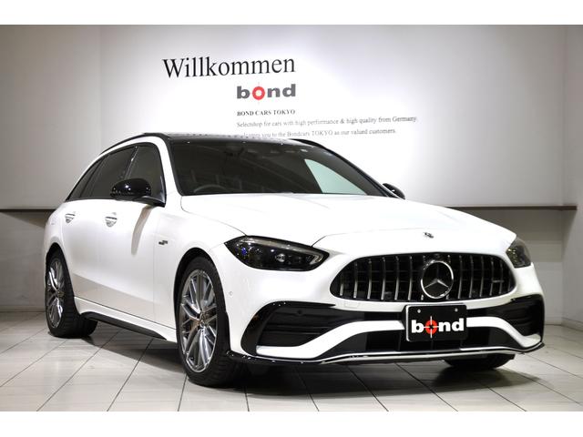 メルセデスＡＭＧ Ｃクラスステーションワゴン Ｃ４３　４マチック　パノラミックスライディングルーフ　１９インチ５スポークＡＷ