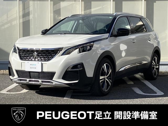 5008 アリュール 認定中古車 純正ナビ フルセグTV 3列シート AppleCarPlay アクティブクルーズコントロール ブラインドスポットモニター ステアリングパドルシフト 電動テールゲート バックカメラ ETC(1枚目)