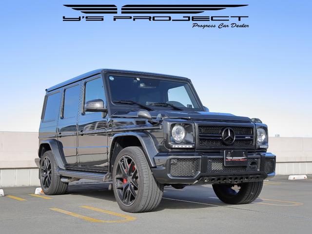 Ｇクラス Ｇ６３　デジーノエクスクルーシブインテリアＰＫＧ／ブラックペイント２１インチＡＭＧ５ツインスポークアルミ／スライディングルーフ／ハーマンカードンサウンド／８インチワイドディスプレイ／純正ドライブレコーダー