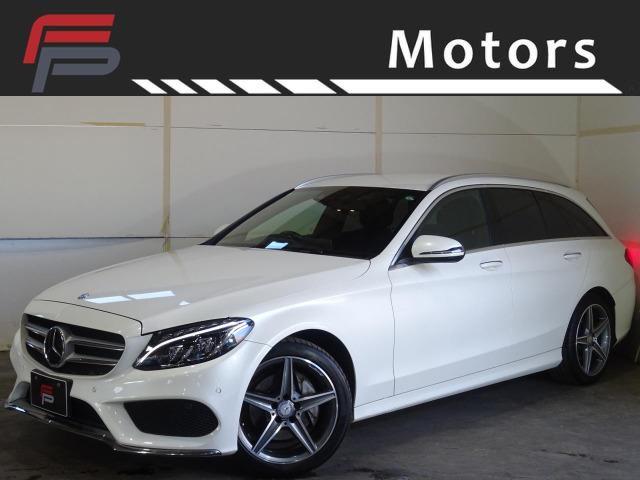Ｃ２２０ｄ　ステーションワゴン　スポーツ本革仕様　禁煙　レーダーセーフティＰＫＧ　ヘッドアップＤ　ＡＣＣ　衝突軽減　レーンキープＡ　ブラインドＳ　黒革　純正ナビ地デジＢカメラ　Ｂｌｕｅｔｏｏｔｈ　エアサス新品交換済　純正１８ＡＷ　ディーラー整備