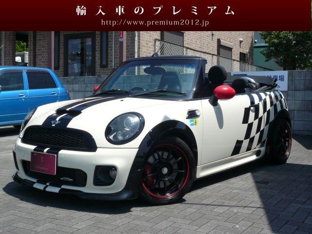 ＭＩＮＩ(ミニ) ジョンクーパーワークス　コンバーチブル　社外１７ＡＷ　社外マフラー　ダウンサス　社外ナビ　地デジフルセグ 中古車画像