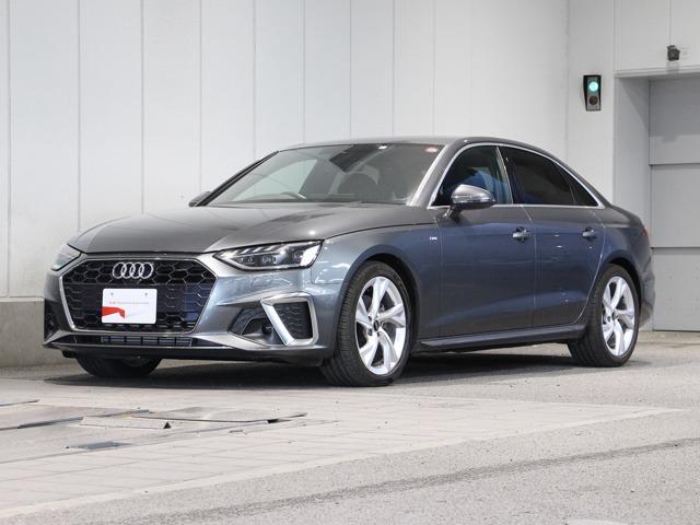 Ａ４ ３５ＴＦＳＩ　Ｓライン　Ｓ－Ｌｉｎｅ　ＰＫＧ　ＴＶチューナー　ＣａｒＰｌａｙ　ＡＣＣ　アウディプレセンスハーフレザー　シートヒーター　パークアシスト　マトリクスＬＥＤ　禁煙車　ＨＤＤナビ　オートマチックハイビーム（1枚目）