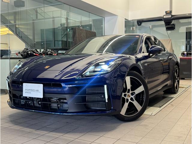 ２０２４年式　モデルイヤー２０２４年　パナメーラ 外装色：ゲンチアンブルーメタリック　内装色：チョークベージュツートン