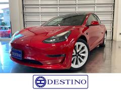 モデル3 ロングレンジ AWD 2021年式/Intel Atom/オートパイロット/ウルトラレッド(OPカラー)/パワーシート/シートヒーター/ガラスルーフ 中古車画像