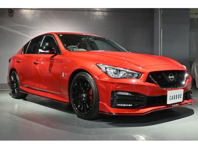 スカイライン(日産) ニスモ　３．０　ＮＩＳＭＯ　ＲＥＣＡＲＯシート　カーボン製フィニッシャー装着車　純正ナビサンルーフ　カーマインレッド　Ｇｒｅｄｄｙマフラー 中古車画像