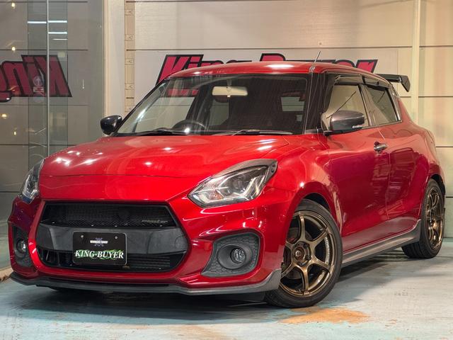 スイフトスポーツ(スズキ) ベースグレード　ワンオーナー　モンスタースポーツフルレンジＥＣＵ　モンスタースポーツタービン＆マフラー　モンスタースポーツカーボンリヤスポイラー　ＡＤＶＡＮ１７インチアルミ（ＲＧＩＩＩ）　ＢＬＩＴＺフロントタワーバー 中古車画像
