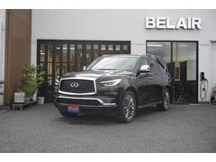 QX80  2018年モデル新車並行サンルーフ22インチレザーシート シートヒーターベンチレーション3列シート ボーズ アルパインナビ TV DVD移設 パワーバックドア 中古車画像