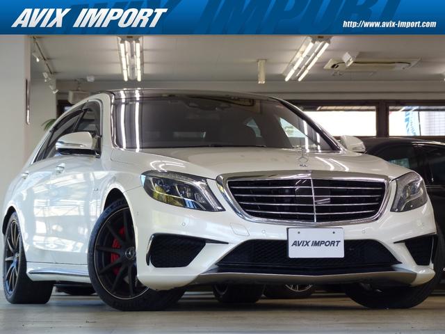 Ｓクラス(AMG) Ｓ６３　ＡＭＧロング　ダイナミックＰ　ＲＳＰ　黒ナッパ革　パノラマＳＲ　ＨＤＤナビ地デジ３６０度カメラ 中古車画像