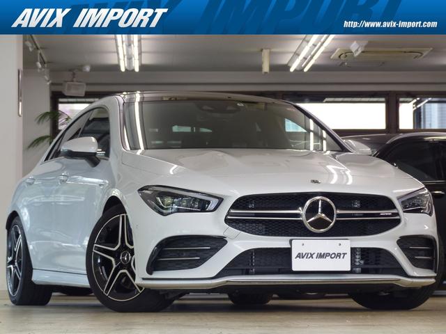 ＣＬＡクラス(AMG) ＣＬＡ３５　４マチック　ＡＭＧアドバンスド＆ナビＰ　ＲＳＰ　グレー黒ツートーン革　パノラマＳＲ　ＭＢＵＸ地デジ３６０度カメラ 中古車画像