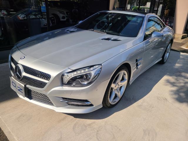 ＳＬ３５０　ＡＭＧスポーツパッケージ　マジックスカイルーフ　黒革シート　ＰＰＴ装着　レーダーセーフティＰＫＧ　タイヤ交換済　２２５／３５－１９　２８５／３０－１９　３６０度ドラレコ　取説　記録簿　スペアキー(1枚目)