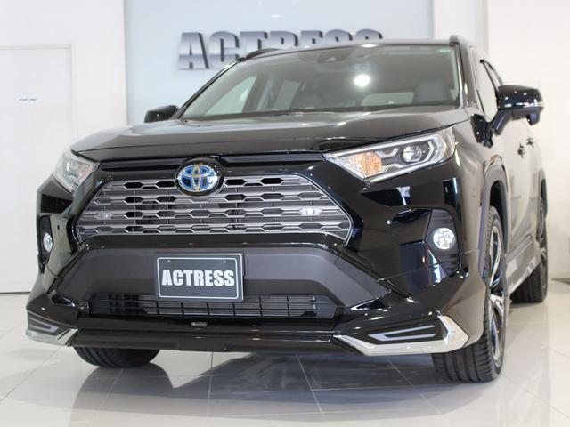 トヨタ ＲＡＶ４ ハイブリッドＧ　モデリスタエアロ　モデリスタ２０インチＡＷ　デジタルインナーミラー　ステアリングヒーター　シートヒーター　ブラインドスポットモニター　バックカメラ　前後ソナー　ＴＶキャンセラー　セーフティーセンス