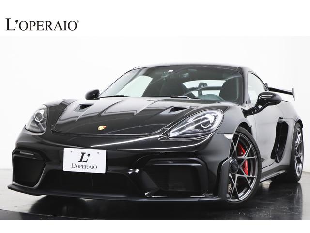 ７１８ケイマン(ポルシェ) ７１８ケイマンＧＴ４　ＲＳ　左Ｈ　黒ハーフ革　クロノＰＫＧ　フロントリフト　純正２０インチアルミ 中古車画像