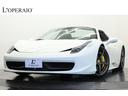 フェラーリ ４５８スパイダー ベースグレード　左ハンドル　純正２...